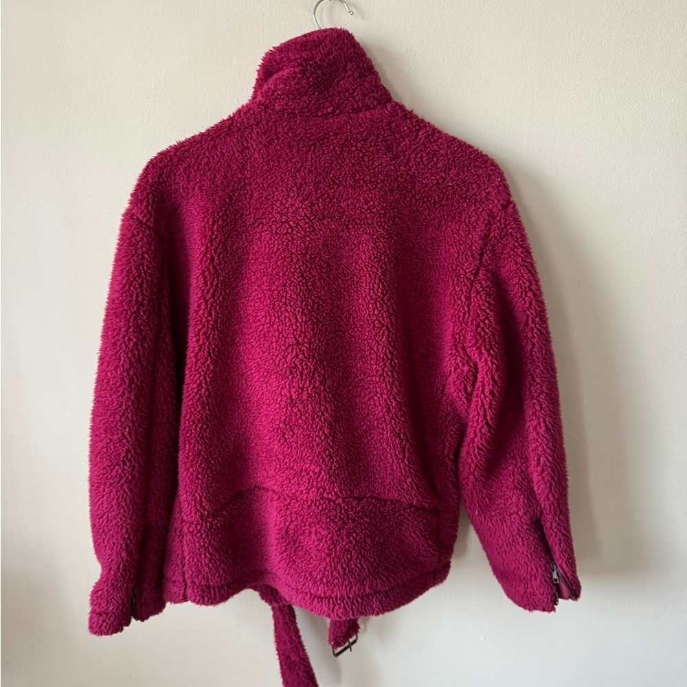 We The Free Burgundy Teddy Jacket - Picture 12 of 12